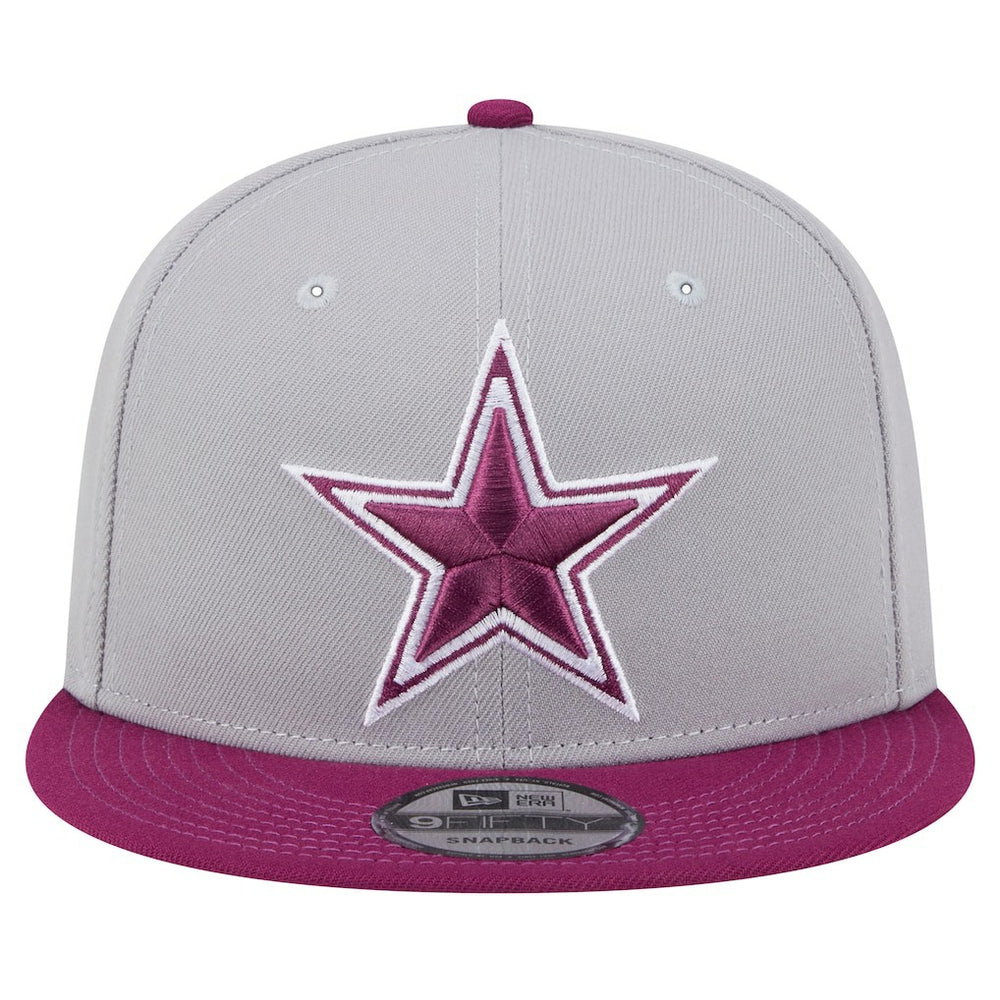 Dallas Cowboys New Era Two-Tone Color Pack 9FIFTY Snapback Hat - Gray outlet