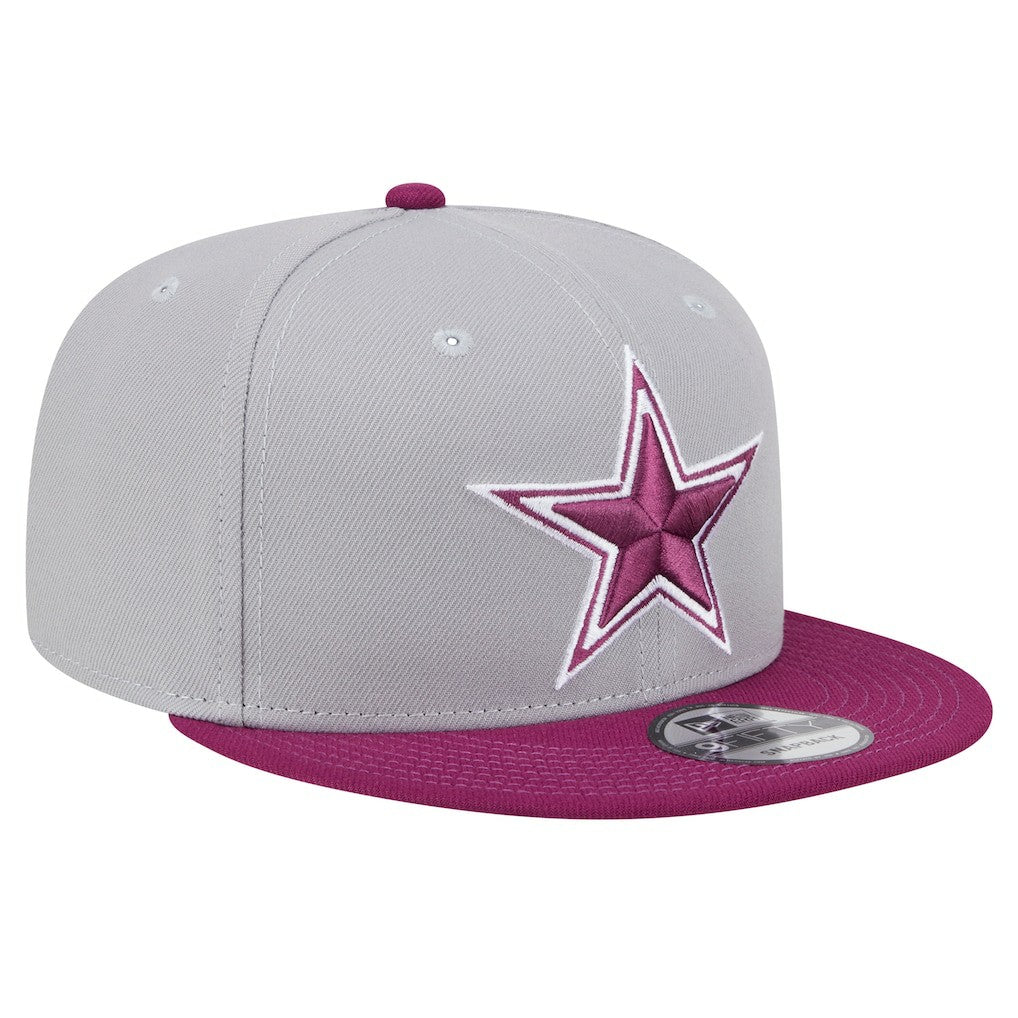 Dallas Cowboys New Era Two-Tone Color Pack 9FIFTY Snapback Hat - Gray outlet