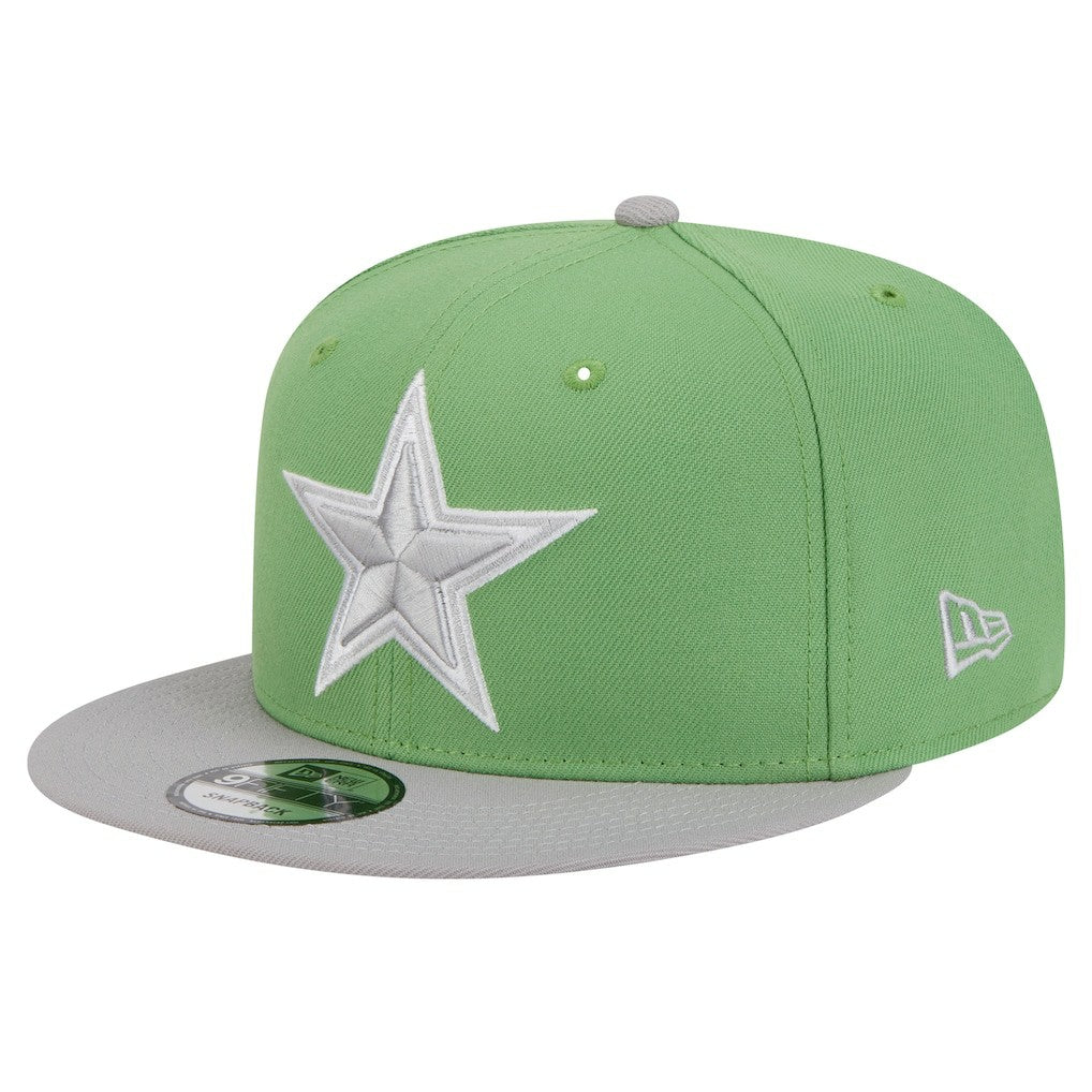 Dallas Cowboys New Era Two-Tone Color Pack 9FIFTY Snapback Hat - Green outlet