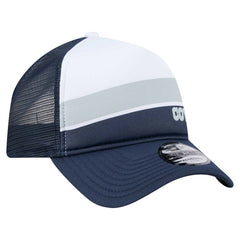 Dallas Cowboys New Era Youth Sport Night Color Block 9FORTY A-Frame Trucker Adjustable Hat - White/Navy outlet