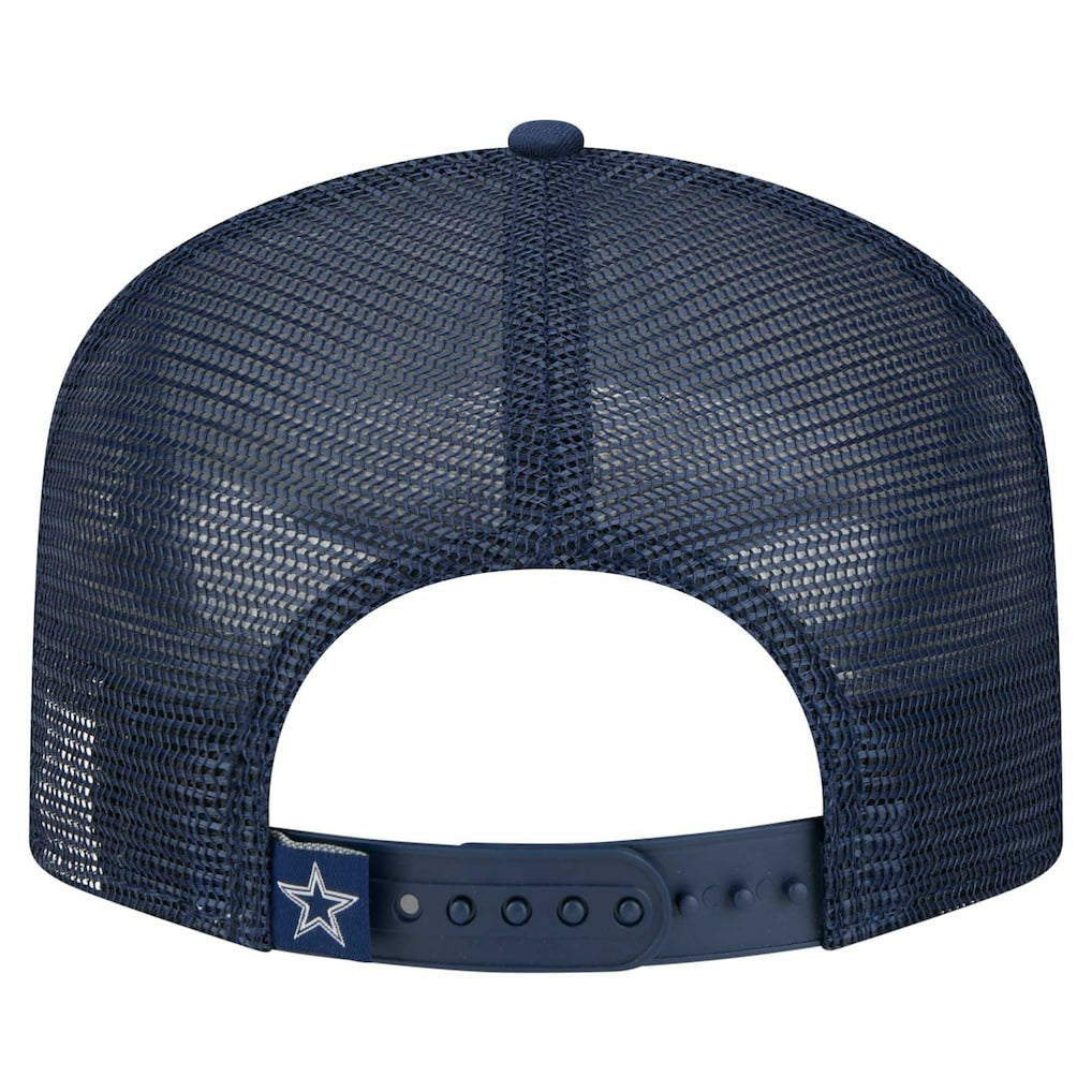 Dallas Cowboys New Era Youth Distressed 9FIFTY A-Frame Snapback Hat - White/Navy sale