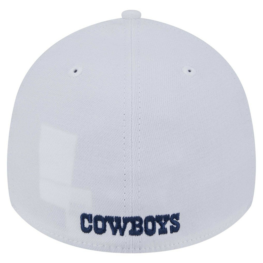 Dallas Cowboys New Era Throwback 39THIRTY Flex Hat - White on sale