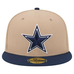 Dallas Cowboys New Era 59FIFTY Fitted Hat - Tan outlet