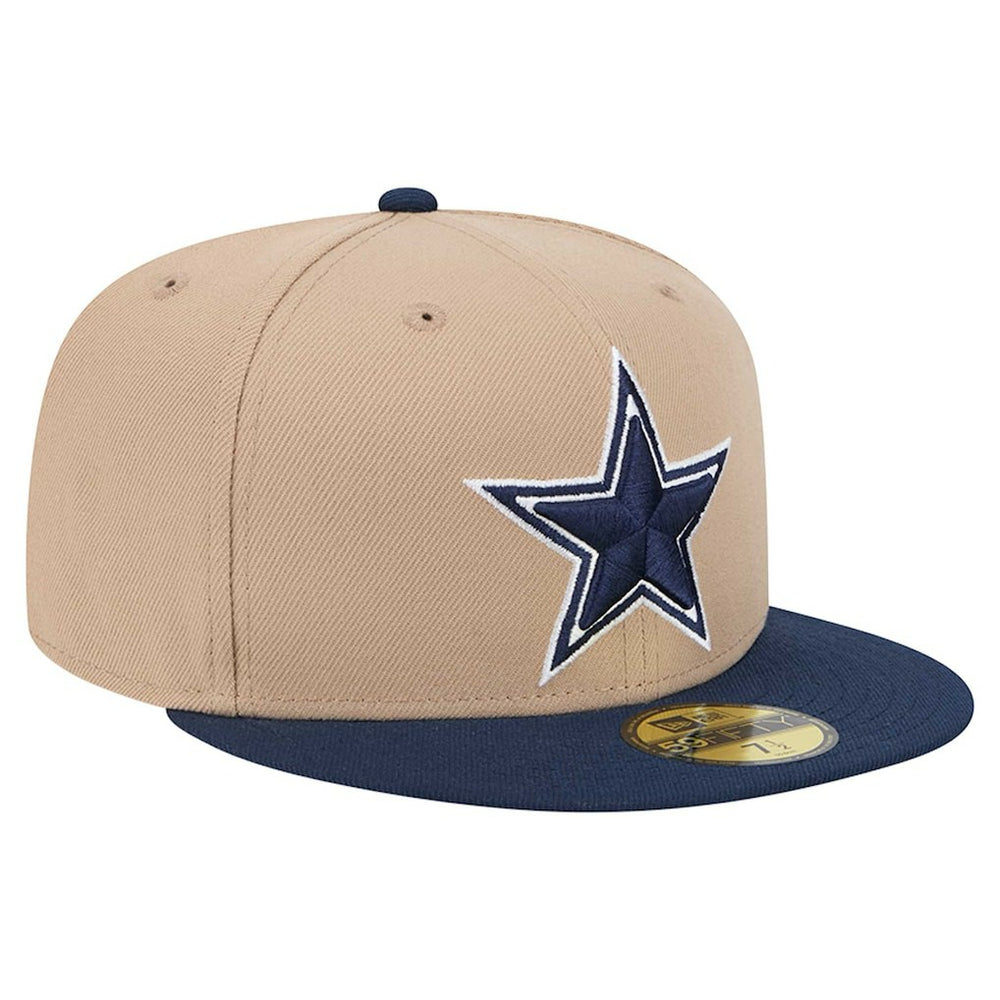 Dallas Cowboys New Era 59FIFTY Fitted Hat - Tan outlet