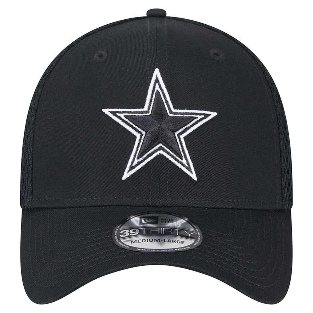 Dallas Cowboys New Era Main B-Dub Neo 39THIRTY Flex Hat - Black discount