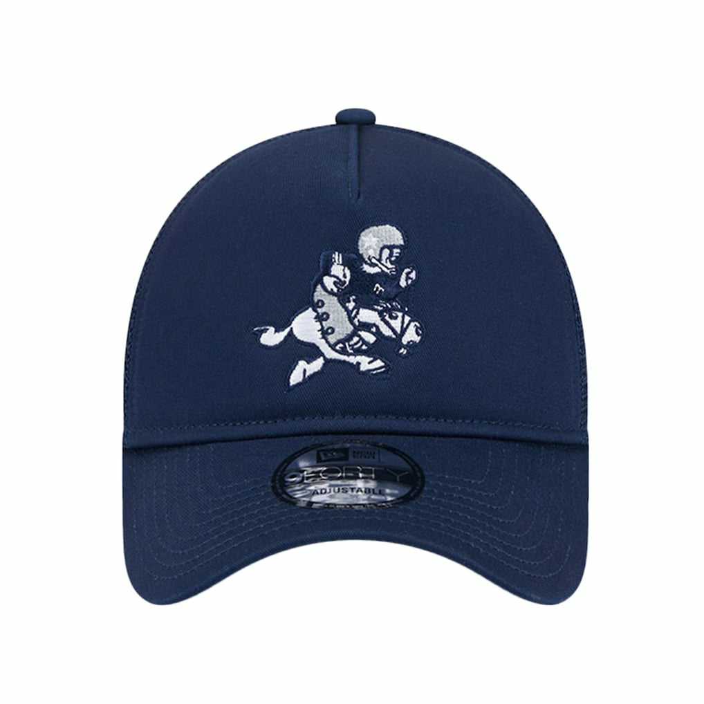 Dallas Cowboys New Era Retro Main A-Frame Trucker 9FORTY Adjustable Hat - Navy outlet