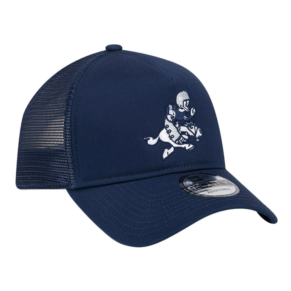Dallas Cowboys New Era Retro Main A-Frame Trucker 9FORTY Adjustable Hat - Navy outlet