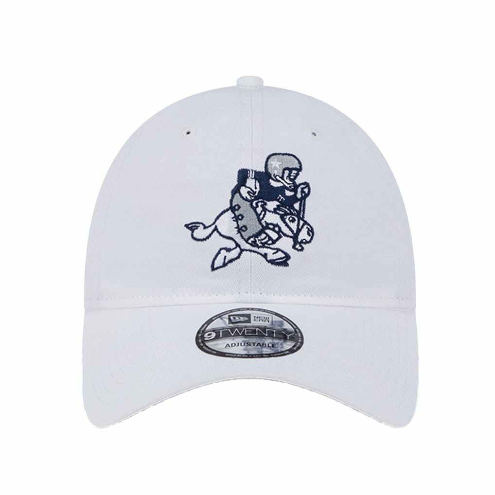 Dallas Cowboys New Era Retro Main 9TWENTY Adjustable Hat - White on sale