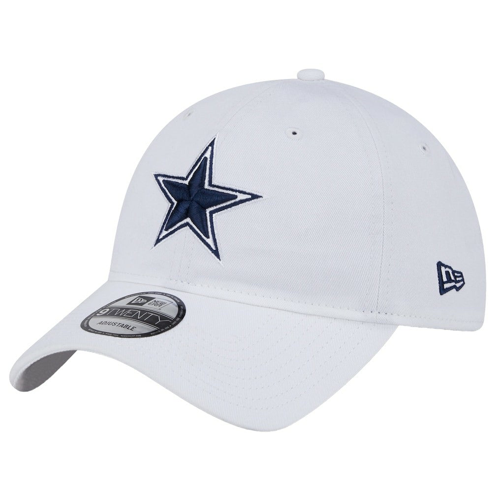 Dallas Cowboys New Era Main 9TWENTY Adjustable Hat - White outlet