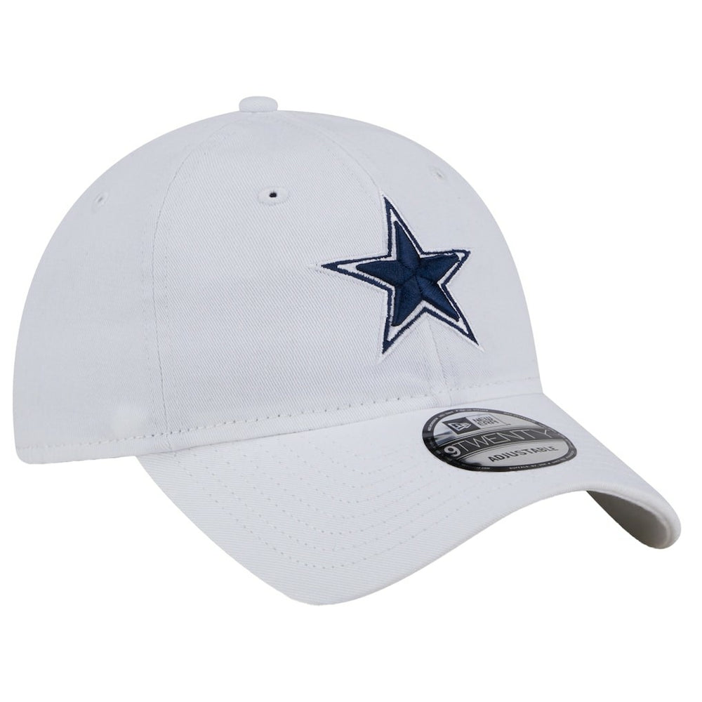 Dallas Cowboys New Era Main 9TWENTY Adjustable Hat - White outlet