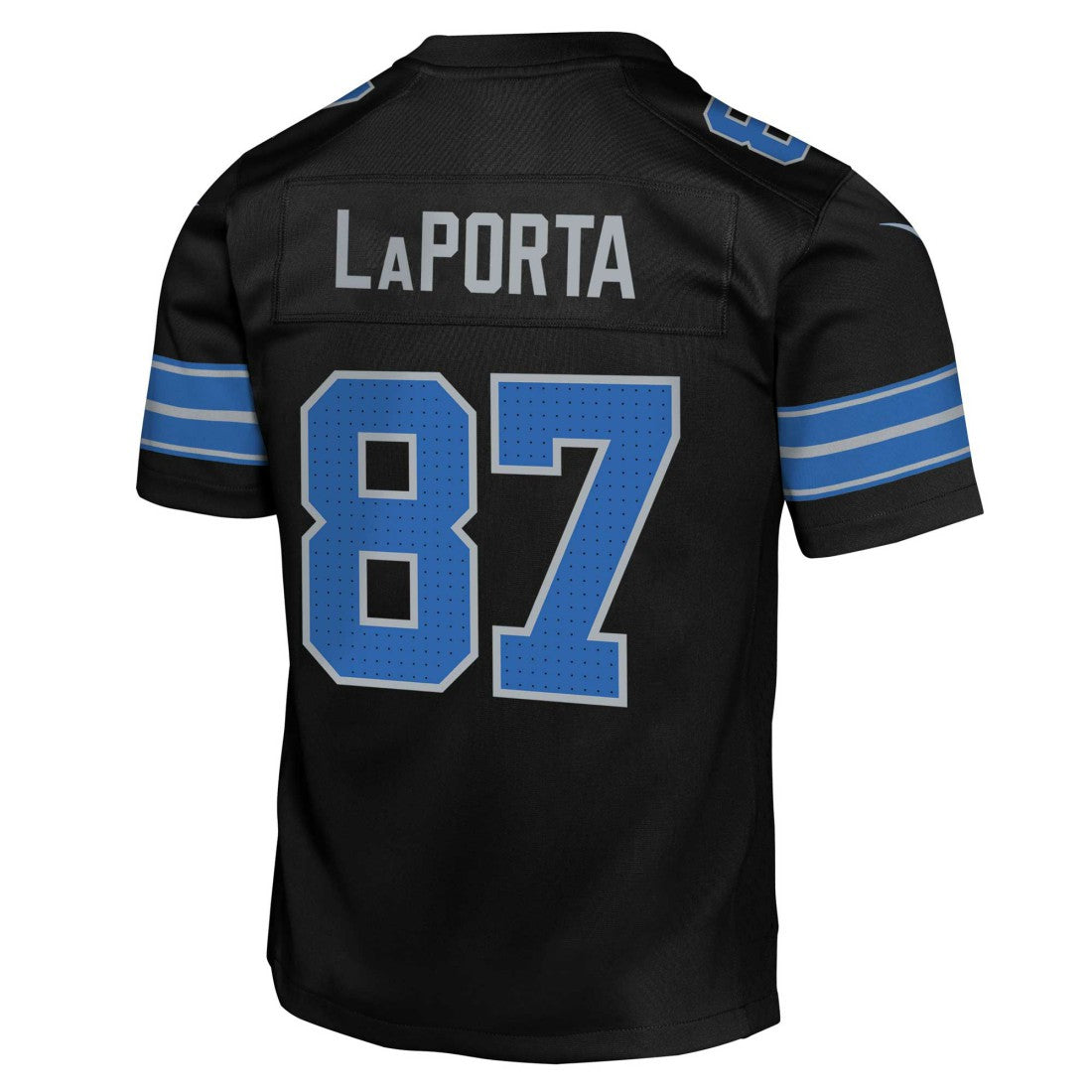 Sam LaPorta Detroit Lions Youth Game Jersey - Black discount