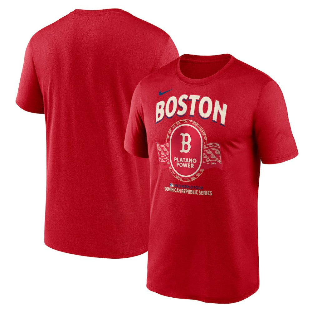 Boston Red Sox Dominican Republic Series Legend T-Shirt Red
