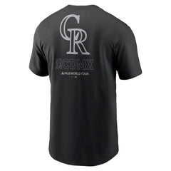 Colorado Rockies 2024 MLB World Tour Mexico City Series T-Shirt Black
