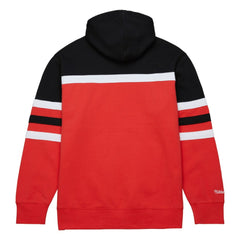 Carolina Hurricanes Mitchell & Ness Head Coach Pullover Hoodie - Red/Black Hoodies