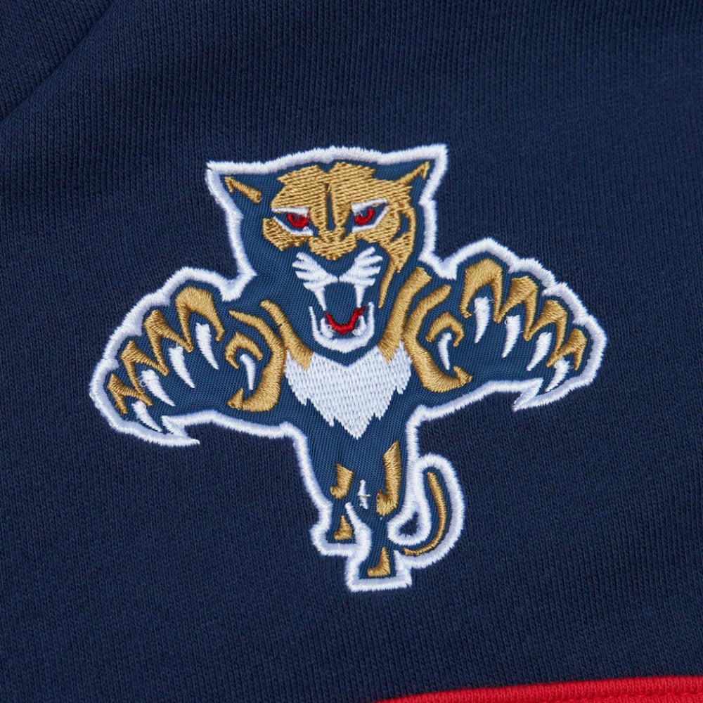 Florida Panthers Mitchell & Ness Head Coach Pullover Hoodie - Navy Hoodies