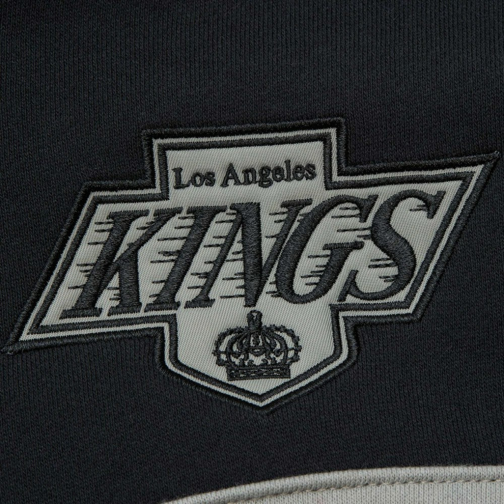 Los Angeles Kings Mitchell & Ness Head Coach Pullover Hoodie - White/Black Hoodies
