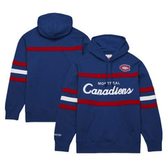 Montreal Canadiens Mitchell & Ness Head Coach Pullover Hoodie - Navy Hoodies