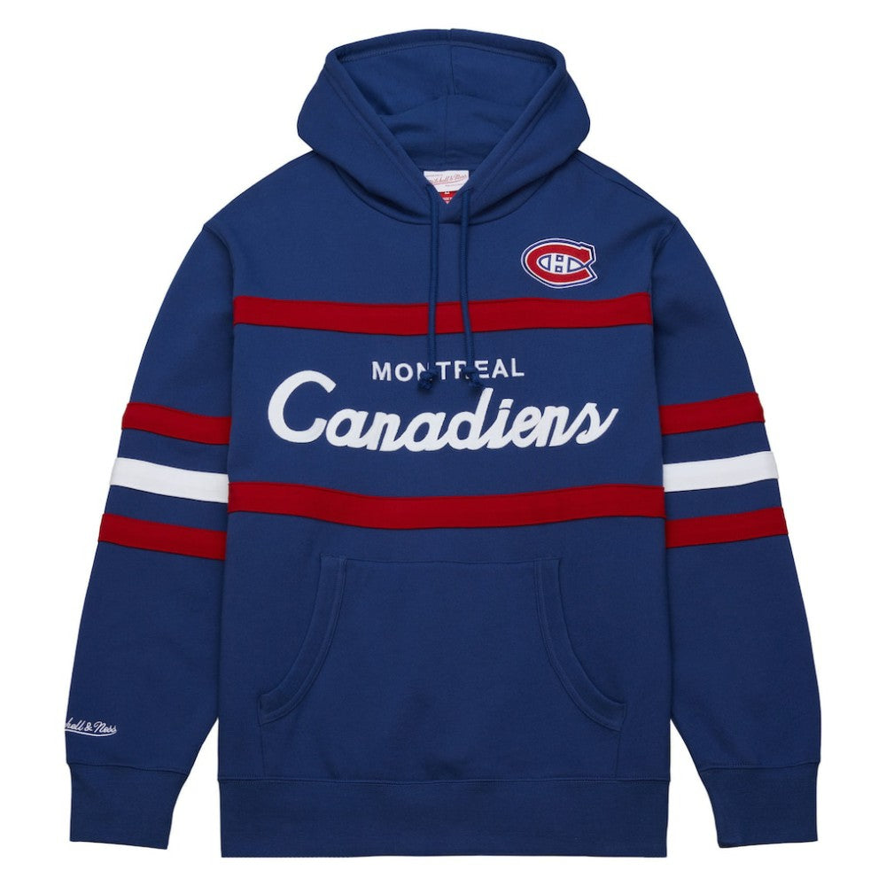 Montreal Canadiens Mitchell & Ness Head Coach Pullover Hoodie - Navy Hoodies