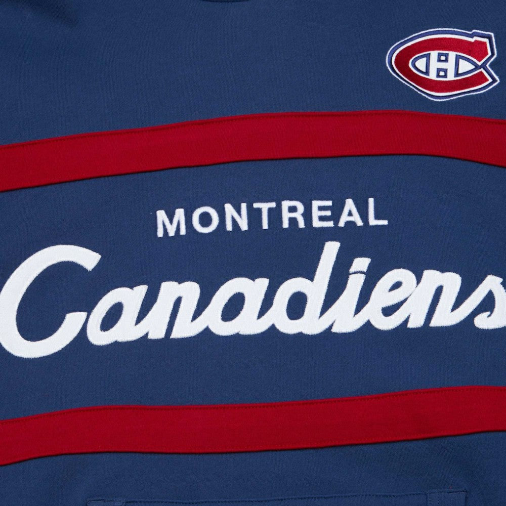 Montreal Canadiens Mitchell & Ness Head Coach Pullover Hoodie - Navy Hoodies