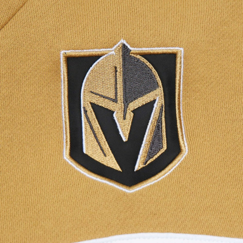 Vegas Golden Knights Mitchell & Ness Head Coach Pullover Hoodie - Black/Gold Hoodies