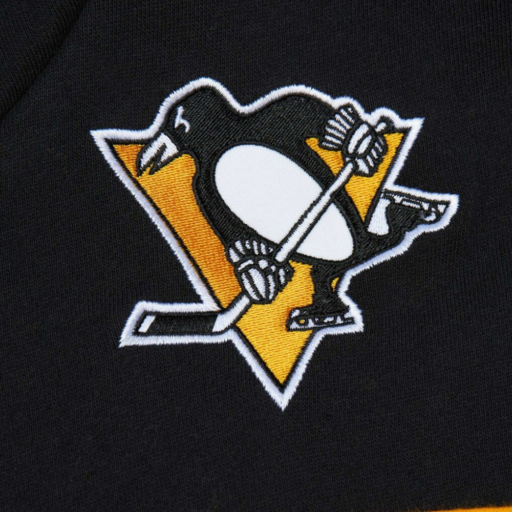 Pittsburgh Penguins Mitchell & Ness Head Coach Pullover Hoodie - Black Hoodies