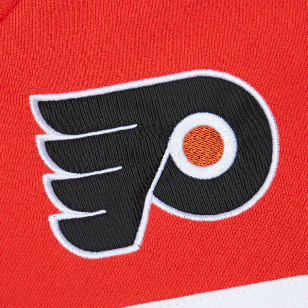 Philadelphia Flyers Mitchell & Ness Head Coach Pullover Hoodie - Black/Orange Hoodies