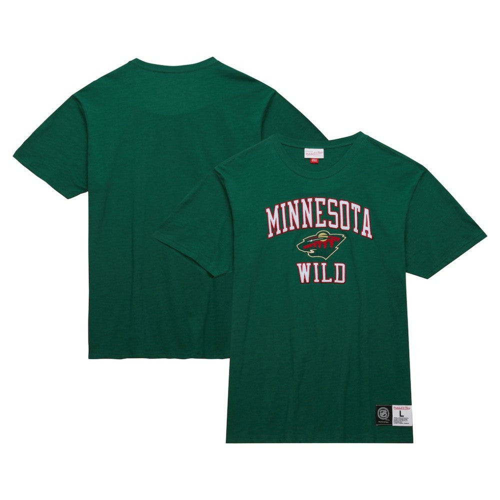 Minnesota Wild Mitchell & Ness Legendary Slub T-Shirt - Green T-shirts