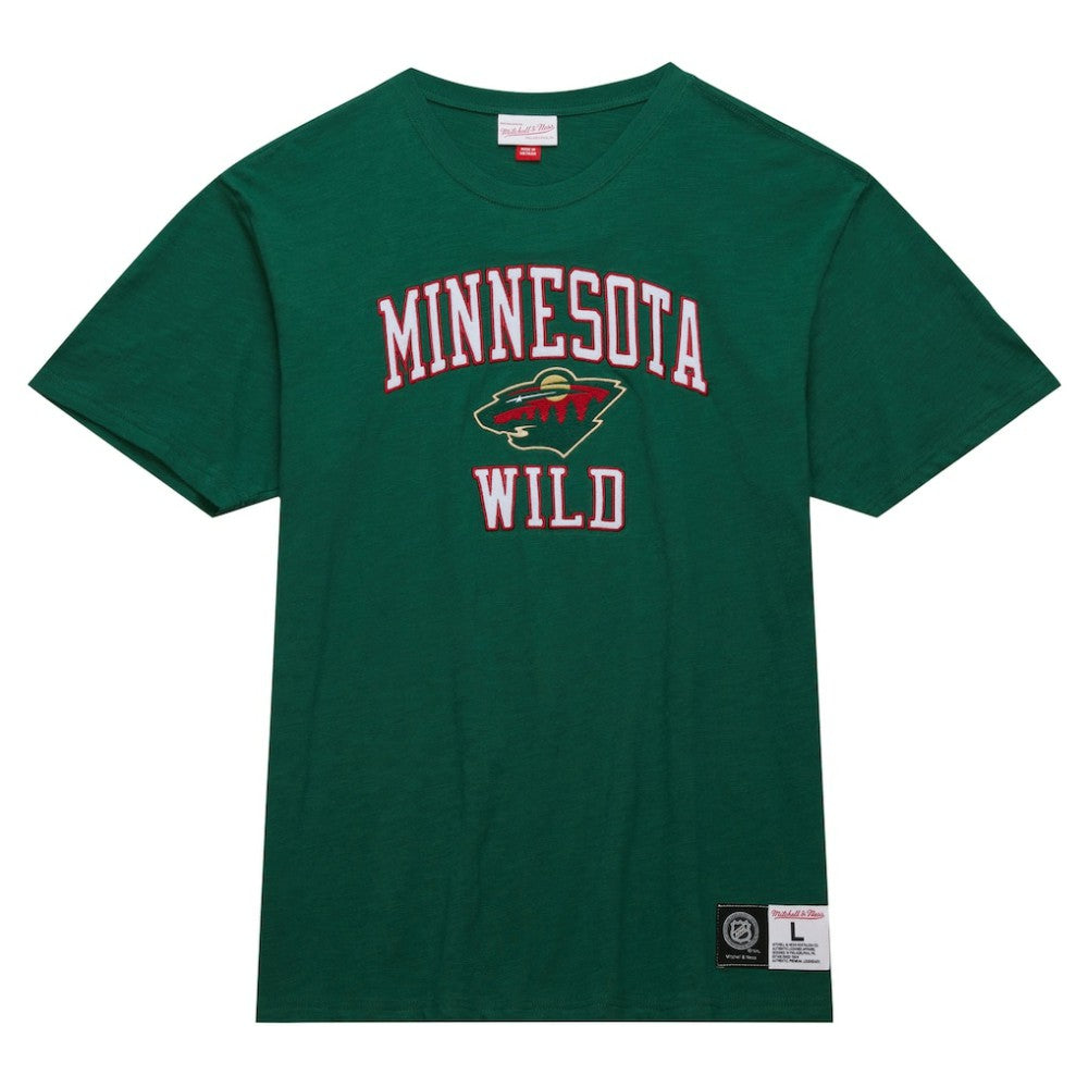 Minnesota Wild Mitchell & Ness Legendary Slub T-Shirt - Green T-shirts