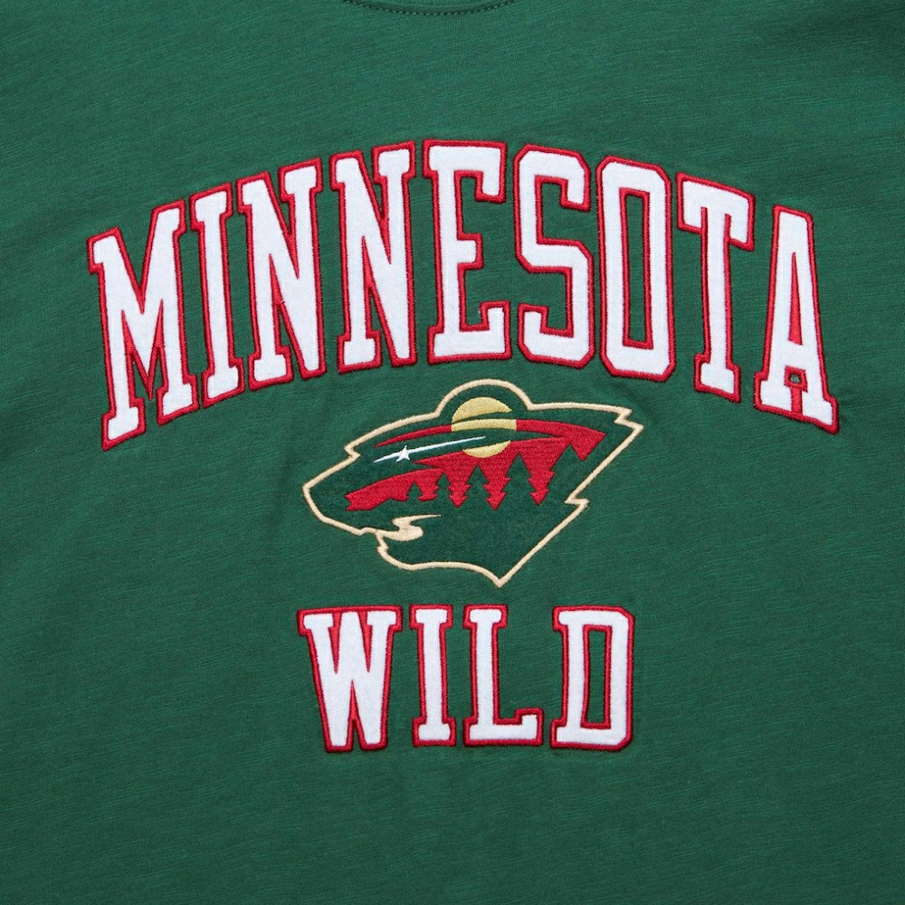 Minnesota Wild Mitchell & Ness Legendary Slub T-Shirt - Green T-shirts