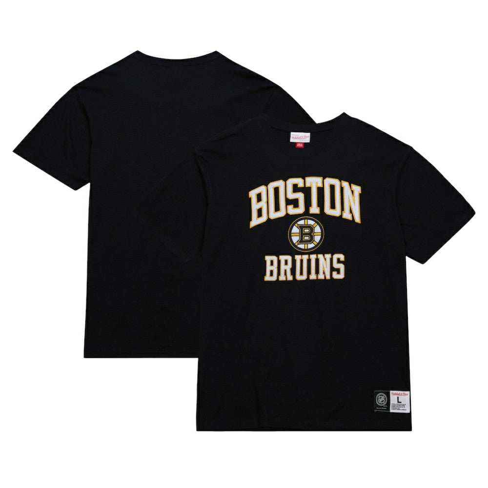 Boston Bruins Mitchell & Ness Legendary Slub T-Shirt - Black T-shirts