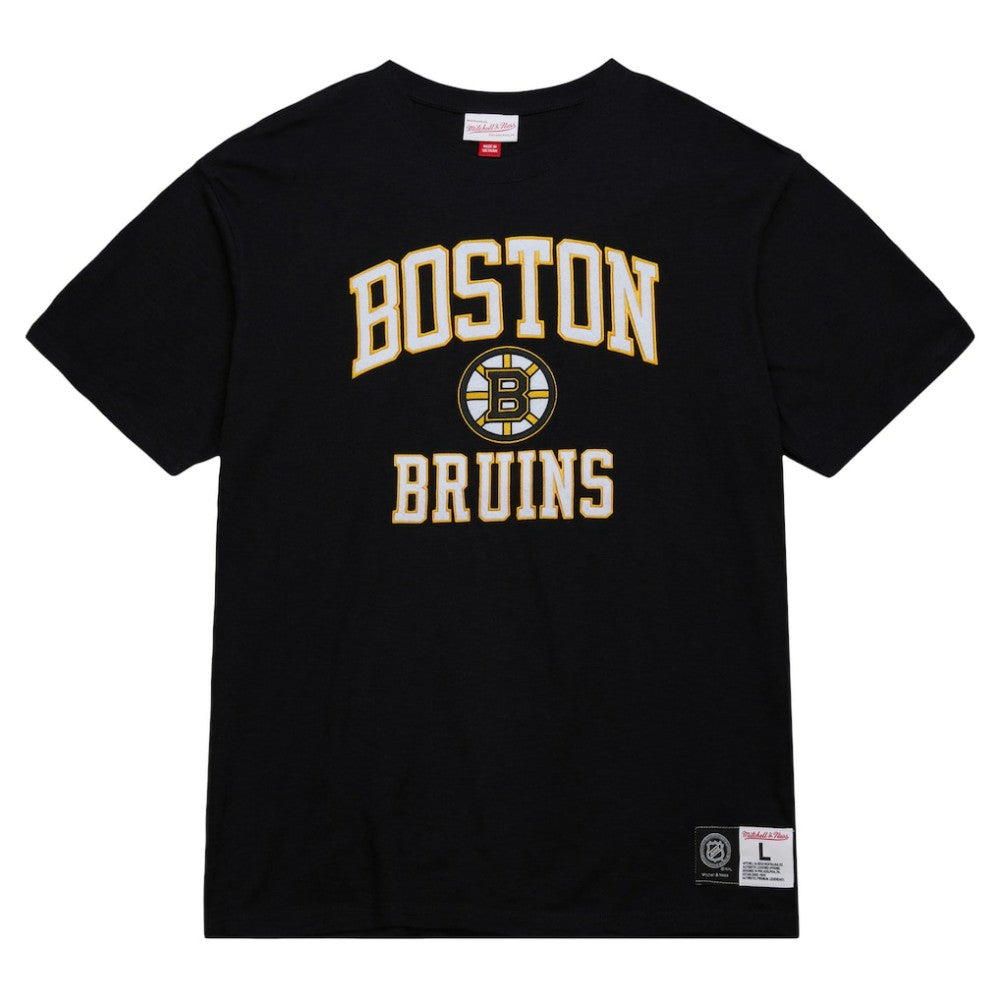 Boston Bruins Mitchell & Ness Legendary Slub T-Shirt - Black T-shirts