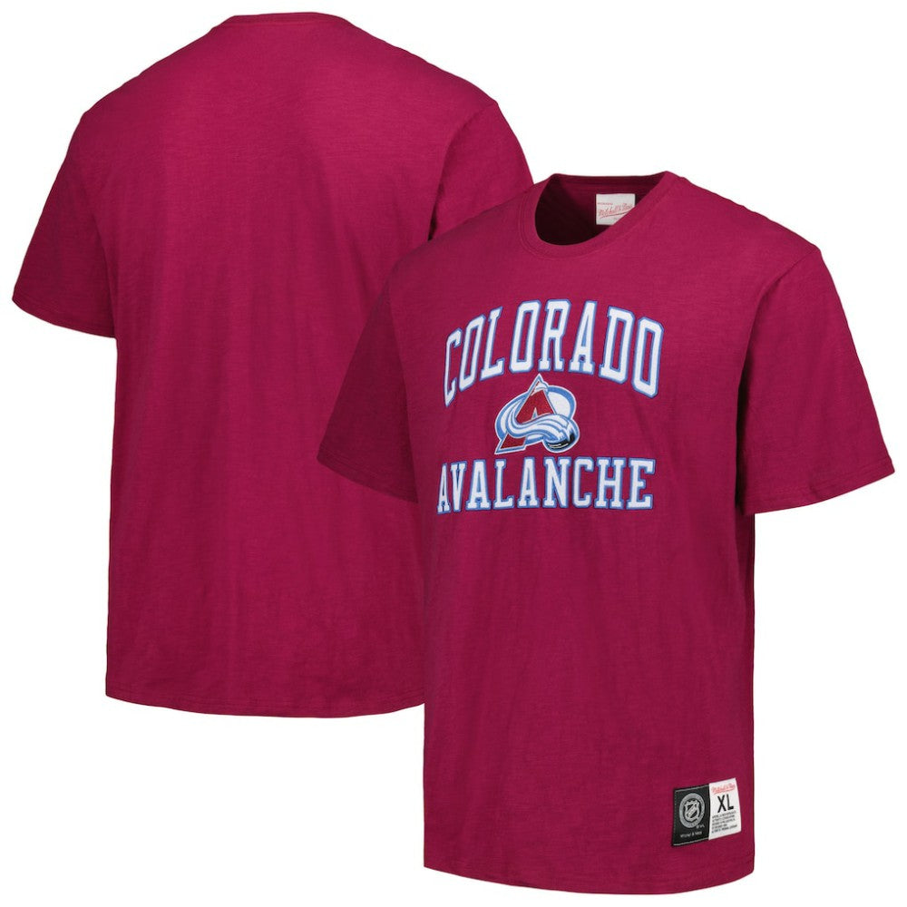 Colorado Avalanche Mitchell & Ness Legendary Slub T-Shirt - Burgundy T-shirts