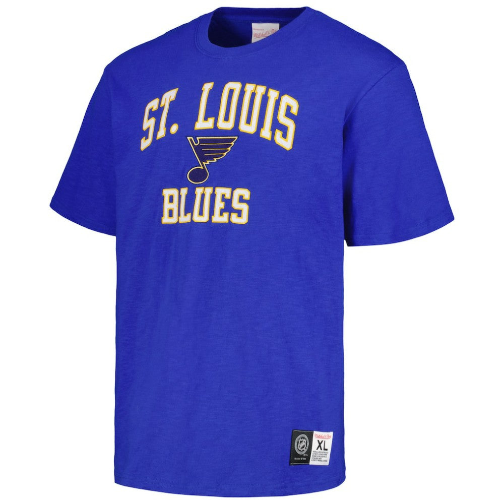 St. Louis Blues Mitchell & Ness Legendary Slub T-Shirt - Blue T-shirts