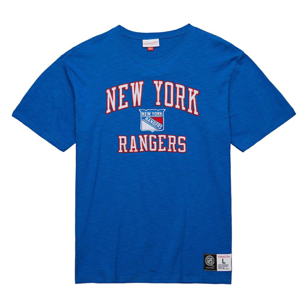 New York Rangers Mitchell & Ness Legendary Slub T-Shirt - Blue T-shirts