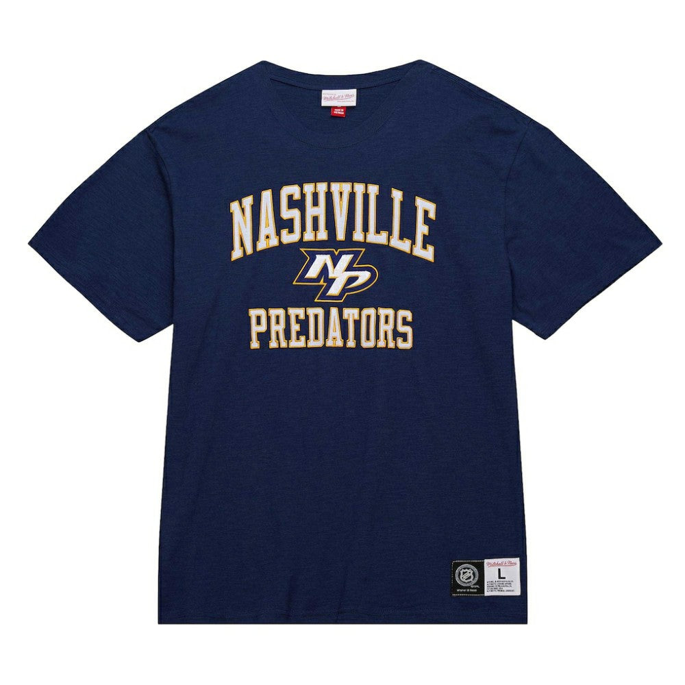Nashville Predators Mitchell & Ness Legendary Slub T-Shirt - Navy T-shirts