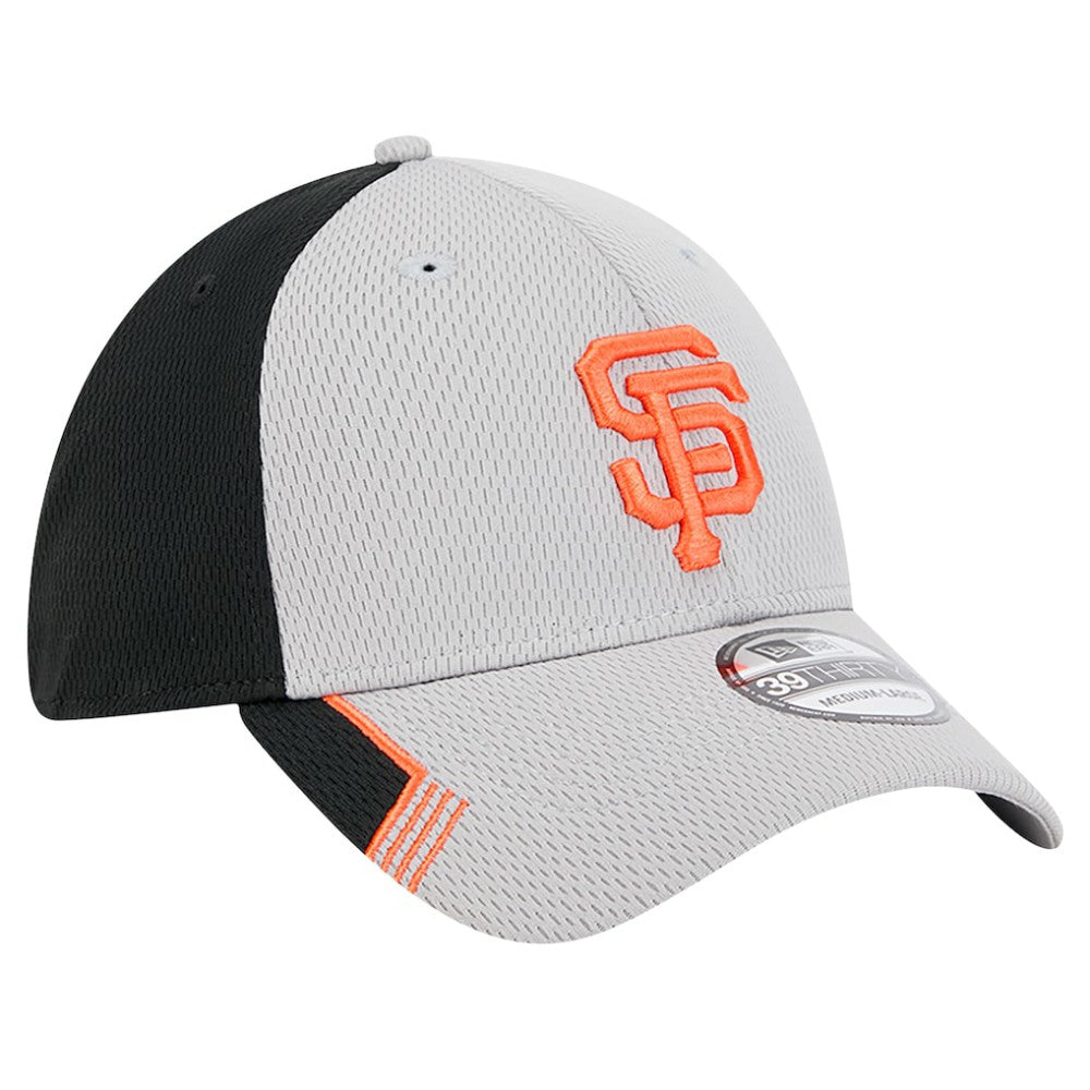 San Francisco Giants Visor Trim 39THIRTY Flex Hat Gray/Black
