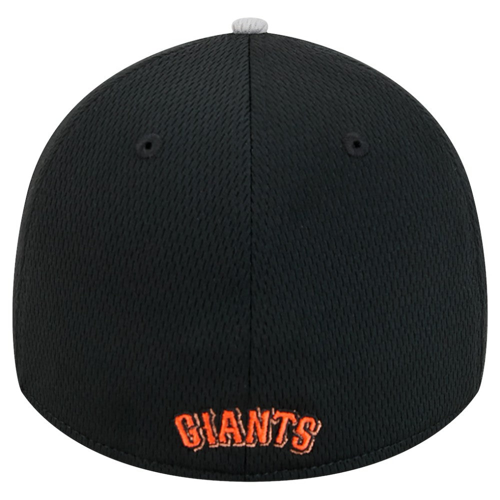 San Francisco Giants Visor Trim 39THIRTY Flex Hat Gray/Black