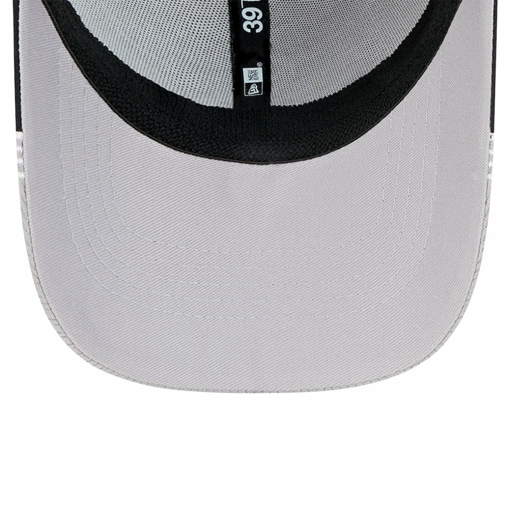 Chicago White Sox Visor Trim 39THIRTY Flex Hat Gray/Black