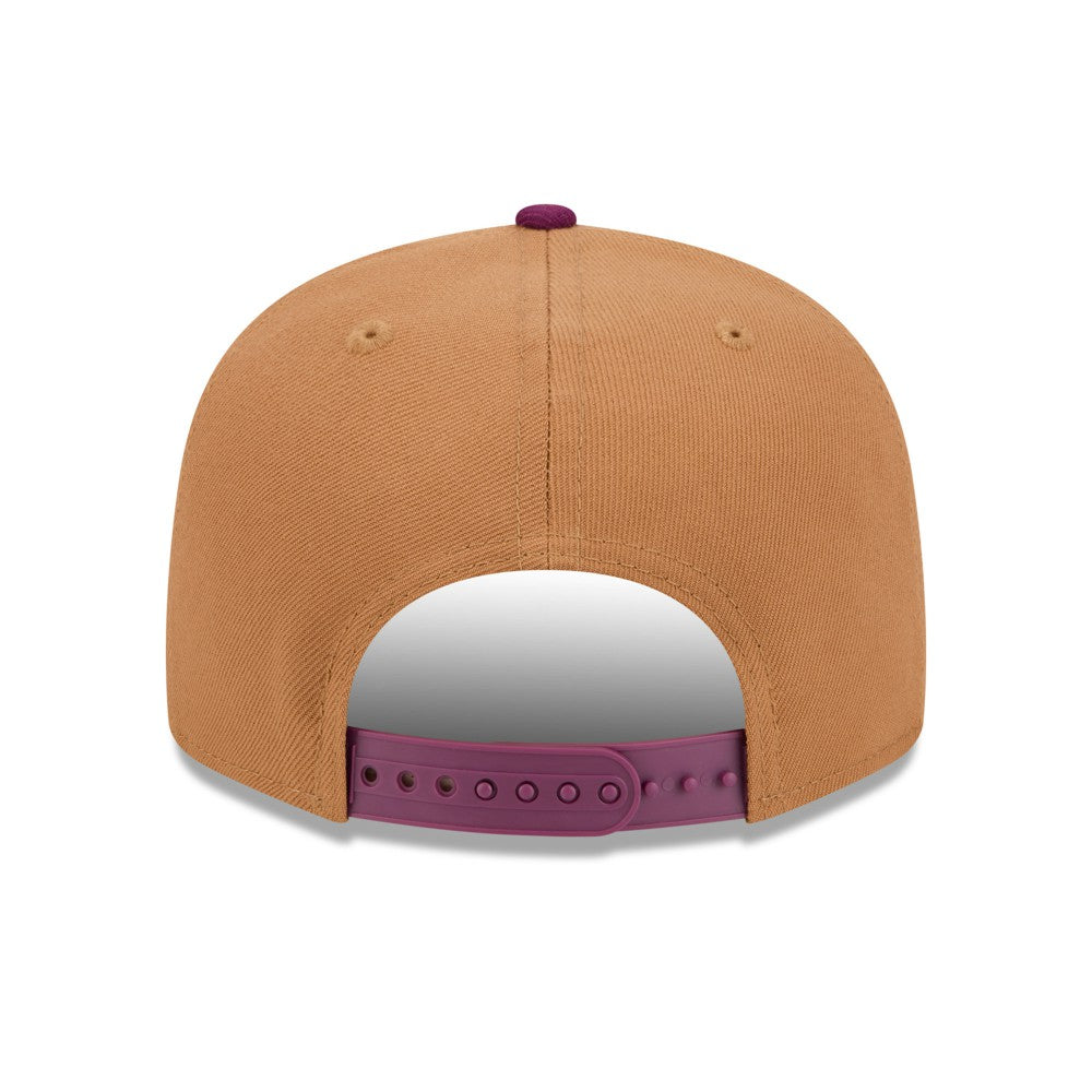 Los Angeles Angels Color Pack Two-Tone 9FIFTY Snapback Hat Brown/Purple