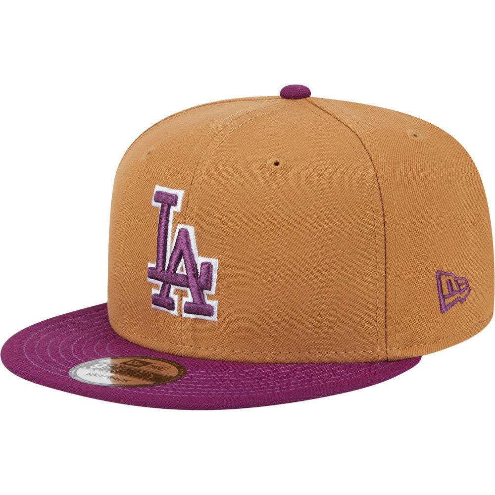Los Angeles Dodgers Color Pack Two-Tone 9FIFTY Snapback Hat Brown/Purple