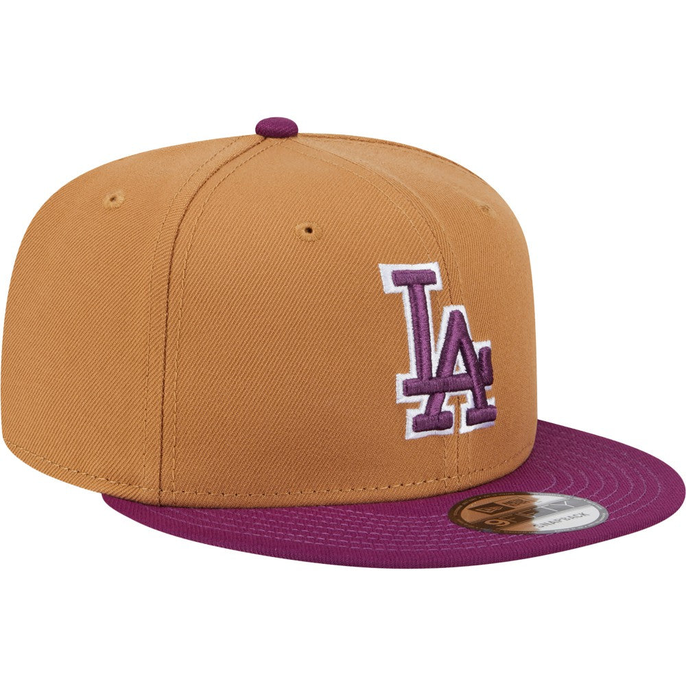 Los Angeles Dodgers Color Pack Two-Tone 9FIFTY Snapback Hat Brown/Purple