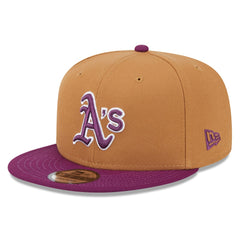 Athletics Color Pack Two-Tone 9FIFTY Snapback Hat Brown/Purple
