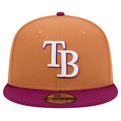 Tampa Bay Rays Color Pack Two-Tone 9FIFTY Snapback Hat Brown/Purple