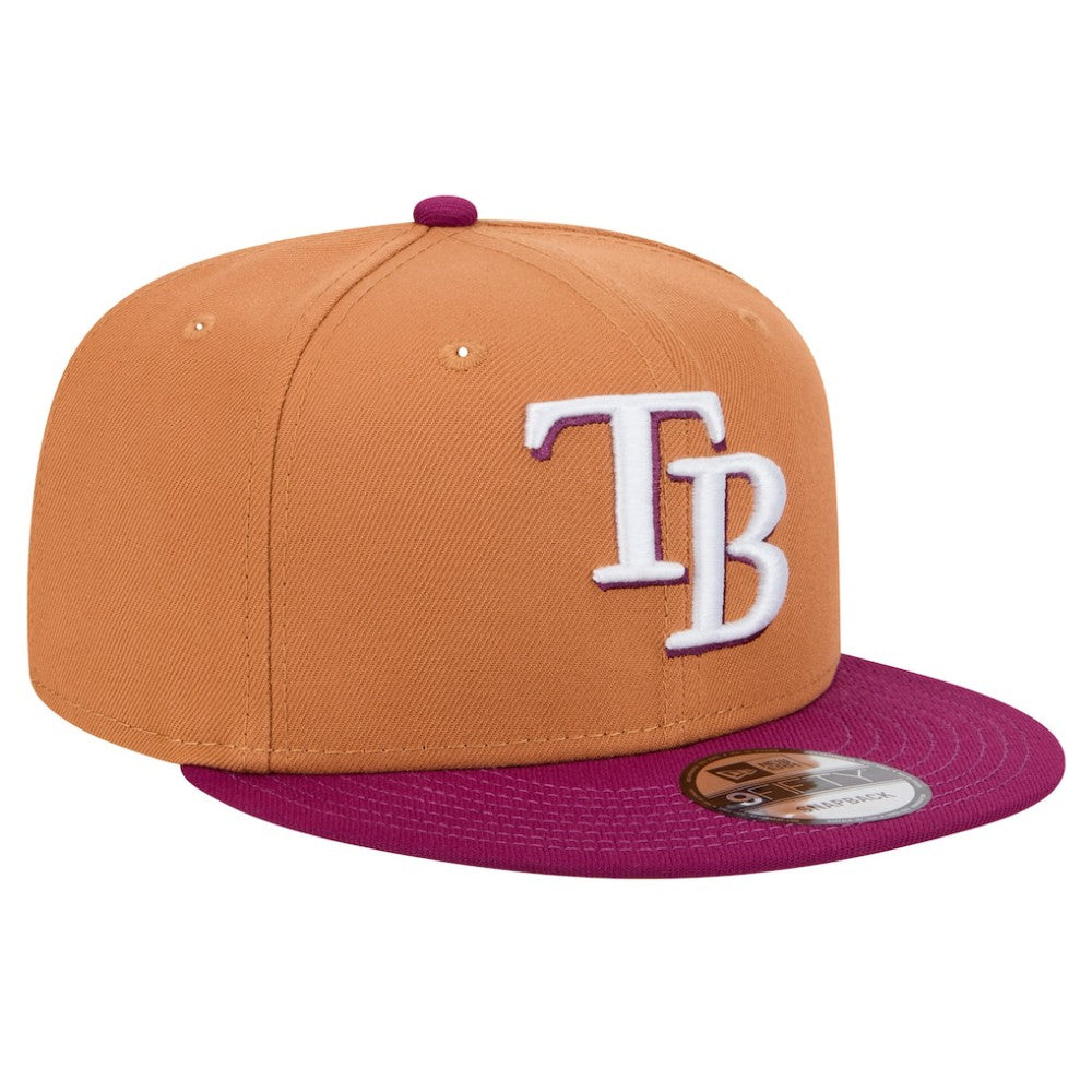 Tampa Bay Rays Color Pack Two-Tone 9FIFTY Snapback Hat Brown/Purple