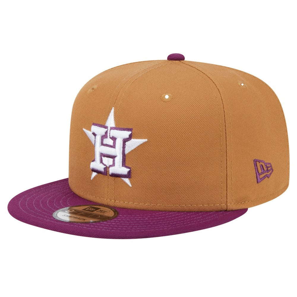 Houston Astros Color Pack Two-Tone 9FIFTY Snapback Hat Brown/Purple