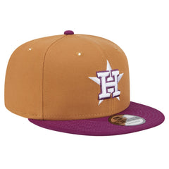 Houston Astros Color Pack Two-Tone 9FIFTY Snapback Hat Brown/Purple