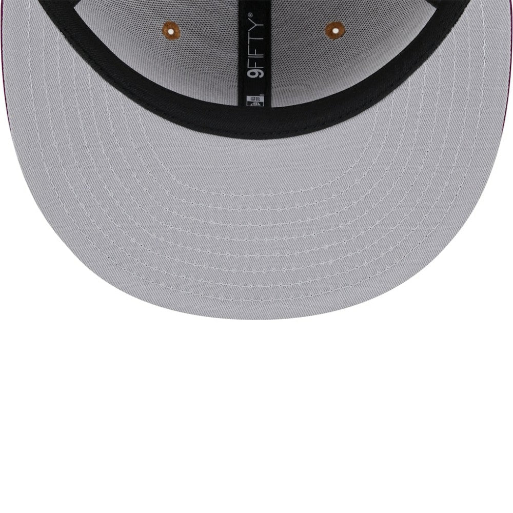 Atlanta Braves Color Pack Two-Tone 9FIFTY Snapback Hat Brown/Purple