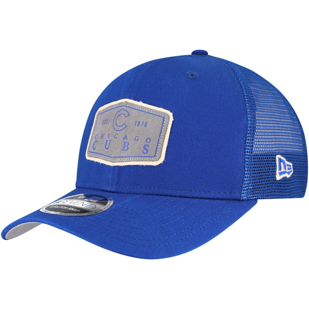 Chicago Cubs Labeled 9SEVENTY Stretch-Snap Adjustable Hat Royal
