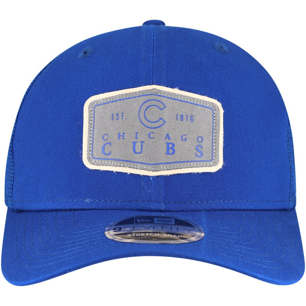 Chicago Cubs Labeled 9SEVENTY Stretch-Snap Adjustable Hat Royal