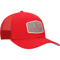 Los Angeles Angels Labeled 9SEVENTY Stretch-Snap Adjustable Hat Red